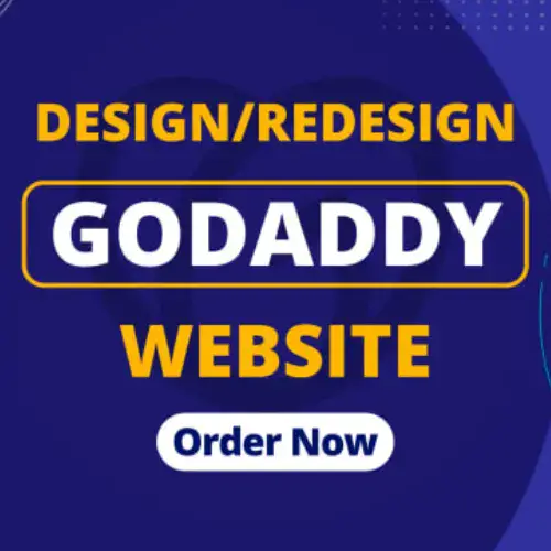 I will design or redesign godaddy website for you